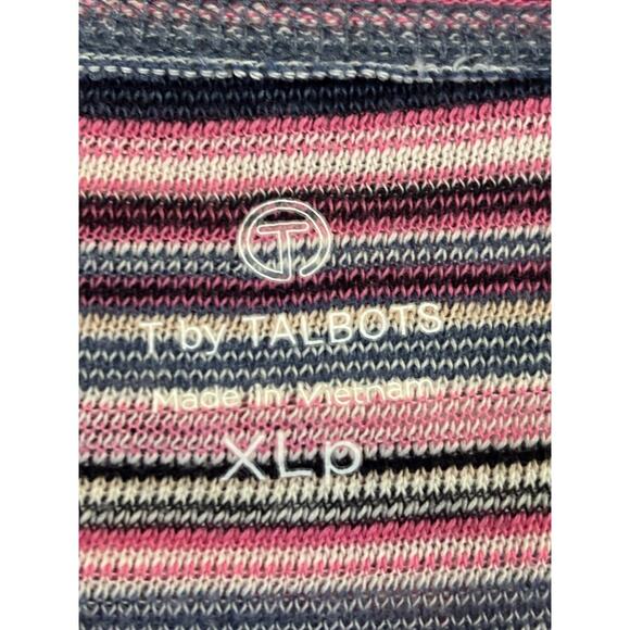 T by Talbots striped tunic, XLP, preppy, casual, coastal, nautical, effortless - Picture 5 of 6